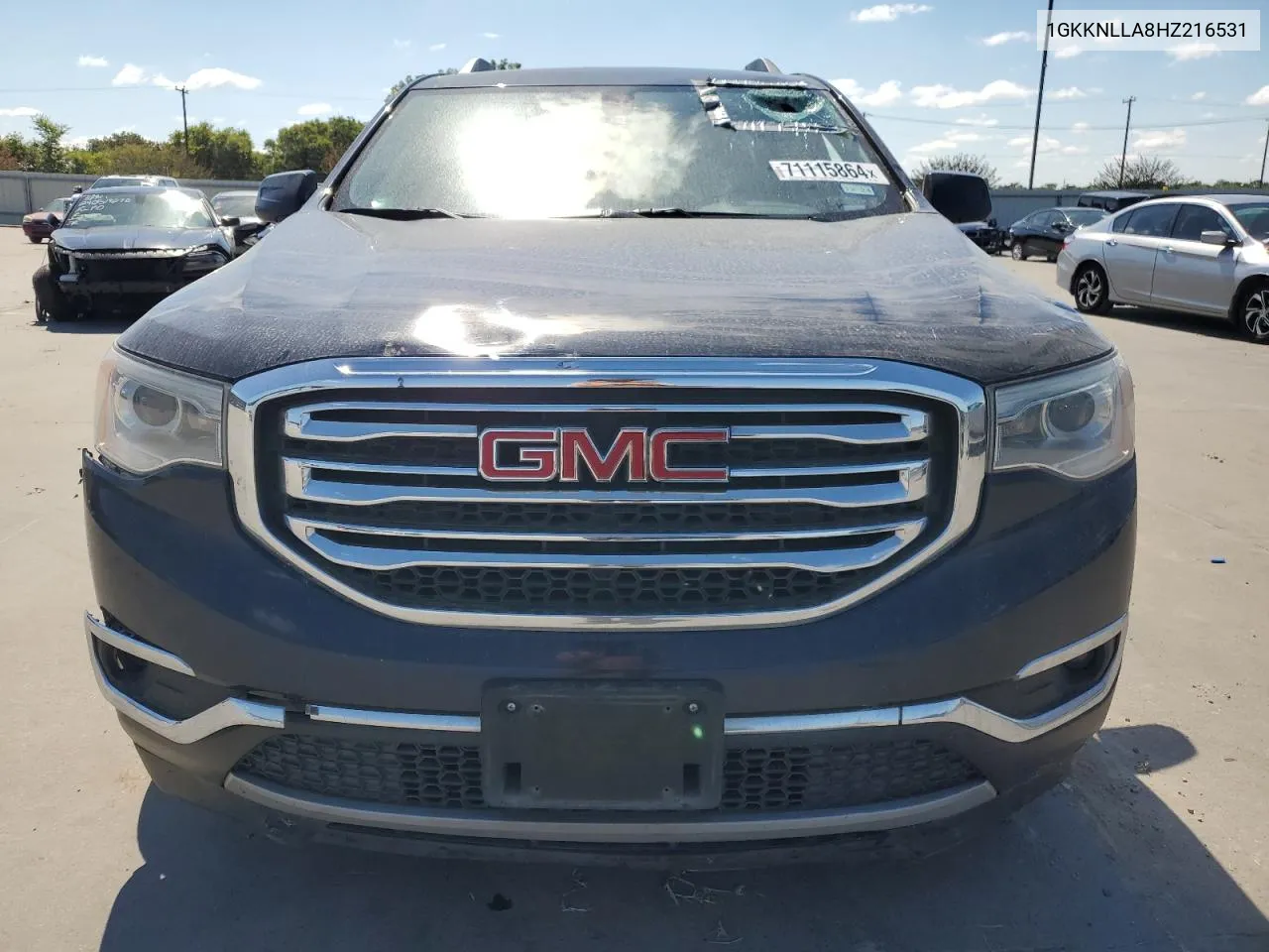 1GKKNLLA8HZ216531 2017 GMC Acadia Sle