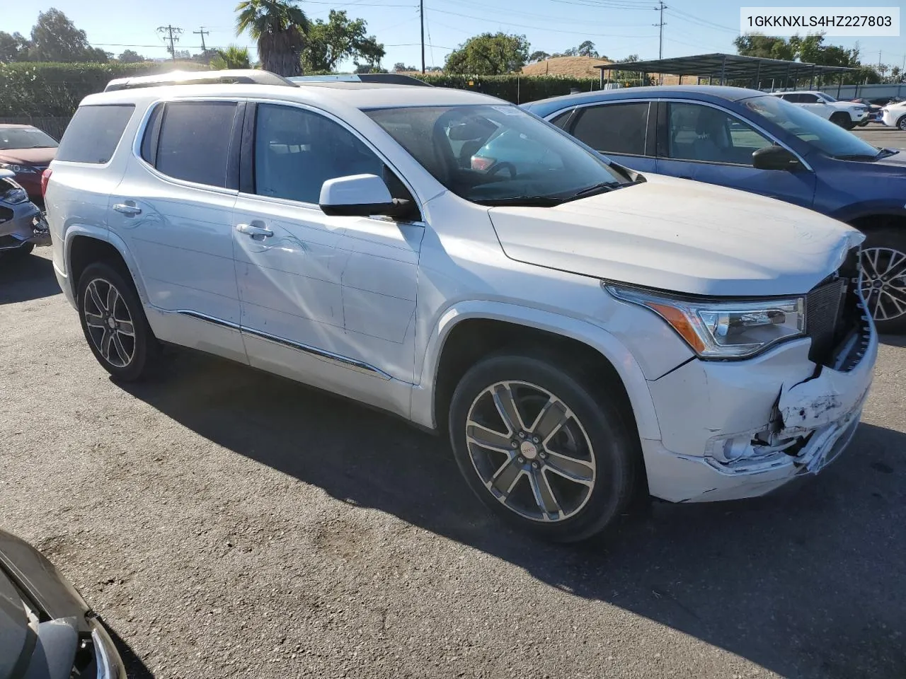 1GKKNXLS4HZ227803 2017 GMC Acadia Denali