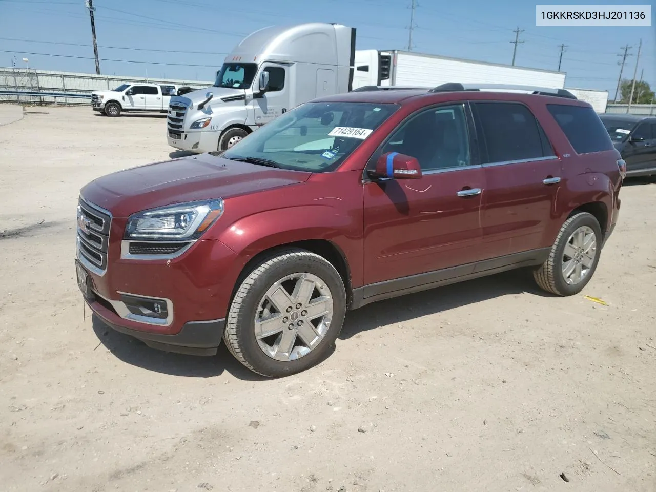 1GKKRSKD3HJ201136 2017 GMC Acadia Limited Slt-2