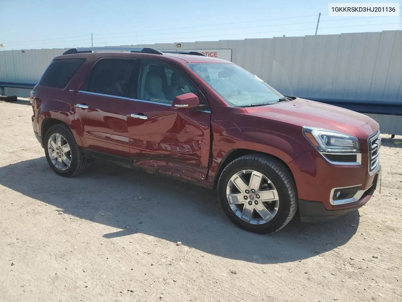 1GKKRSKD3HJ201136 2017 GMC Acadia Limited Slt-2