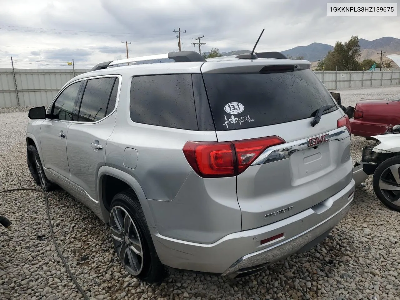 1GKKNPLS8HZ139675 2017 GMC Acadia Denali