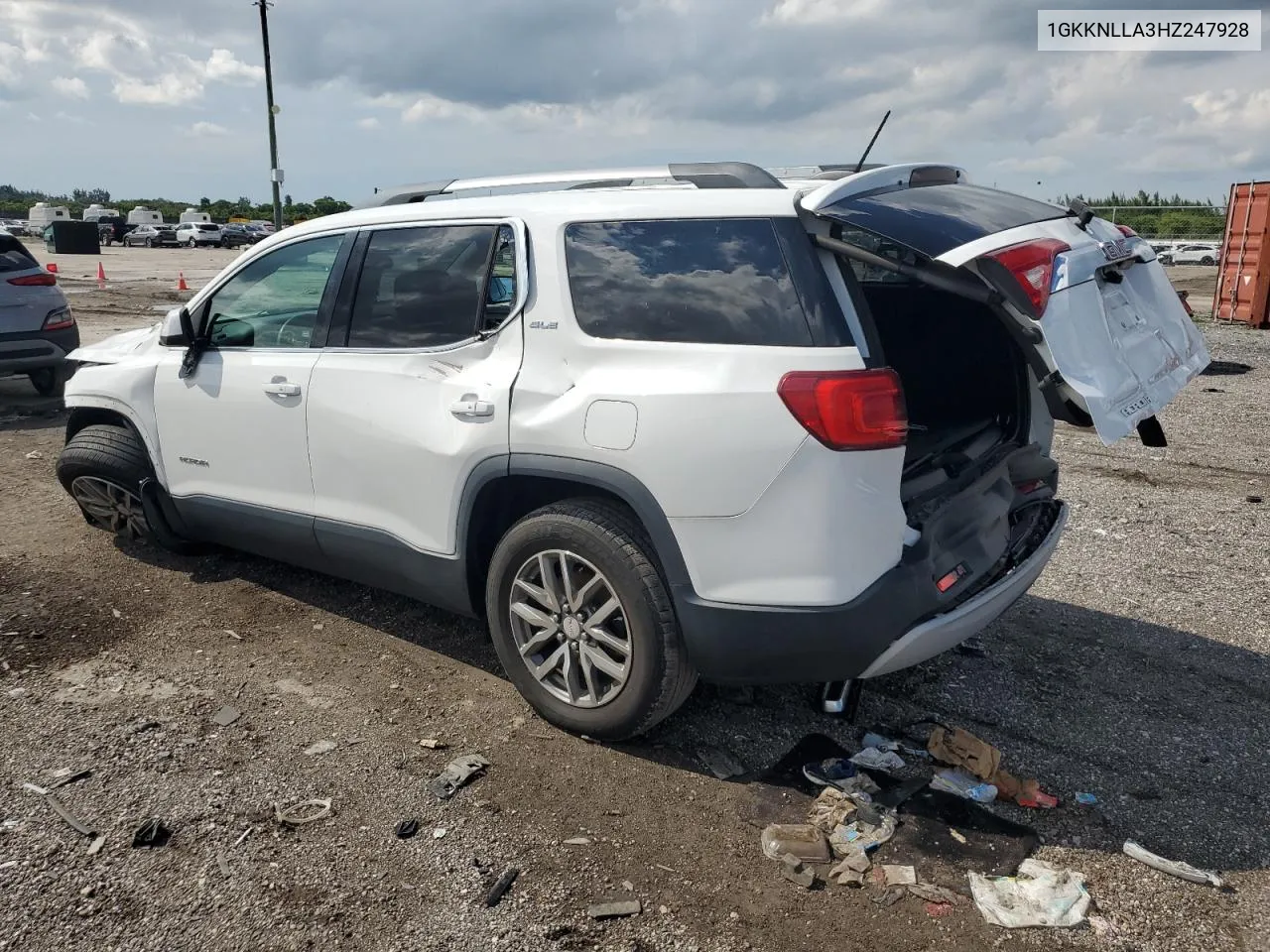 1GKKNLLA3HZ247928 2017 GMC Acadia Sle