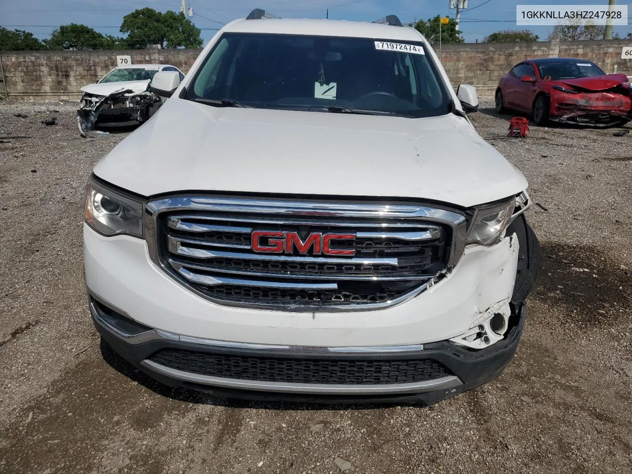 1GKKNLLA3HZ247928 2017 GMC Acadia Sle