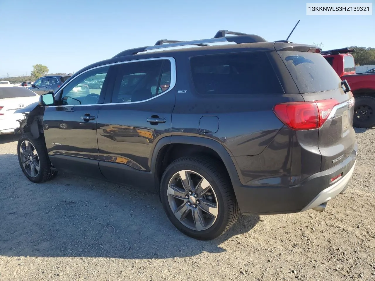 1GKKNWLS3HZ139321 2017 GMC Acadia Slt-2