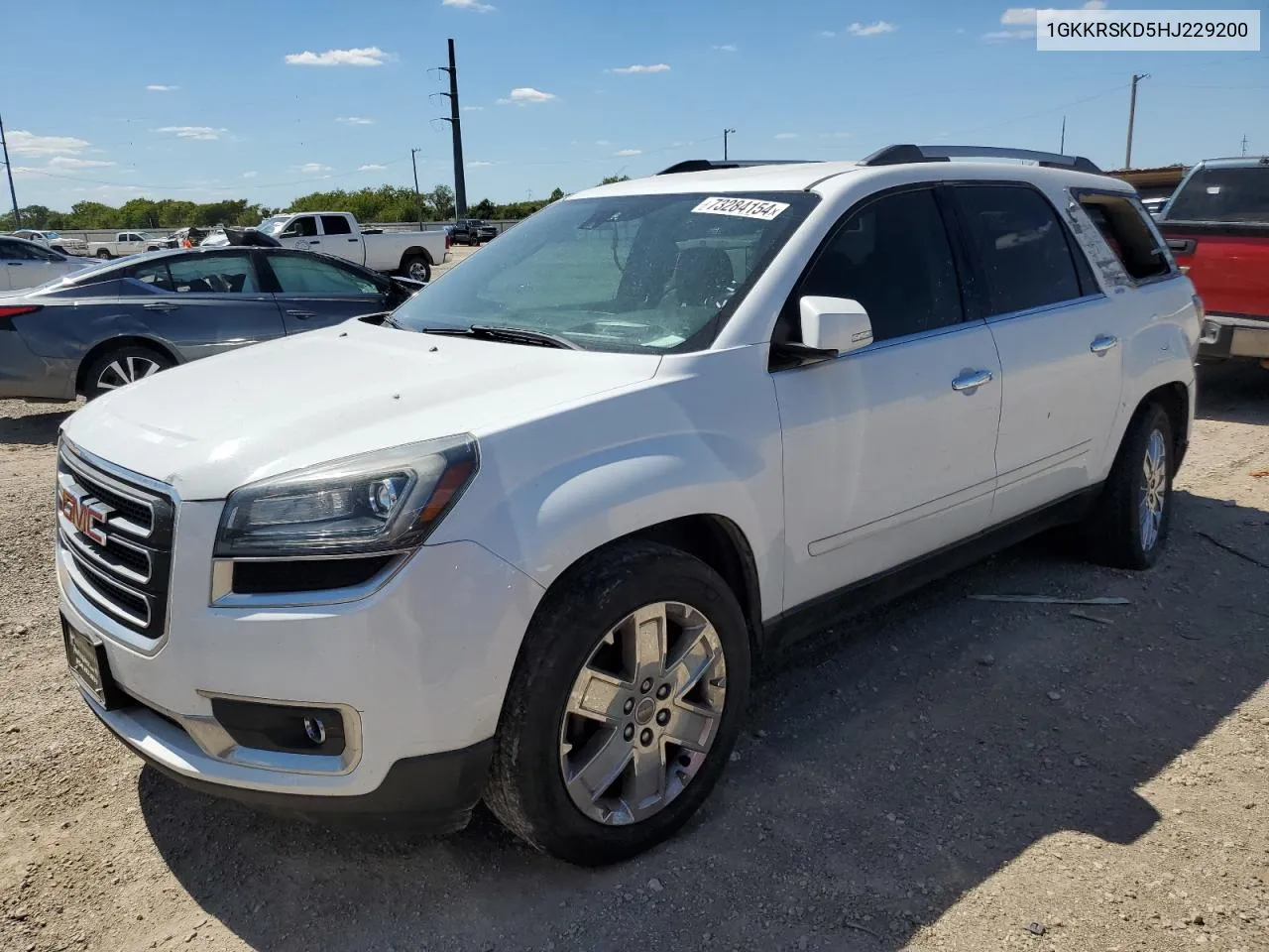 1GKKRSKD5HJ229200 2017 GMC Acadia Limited Slt-2