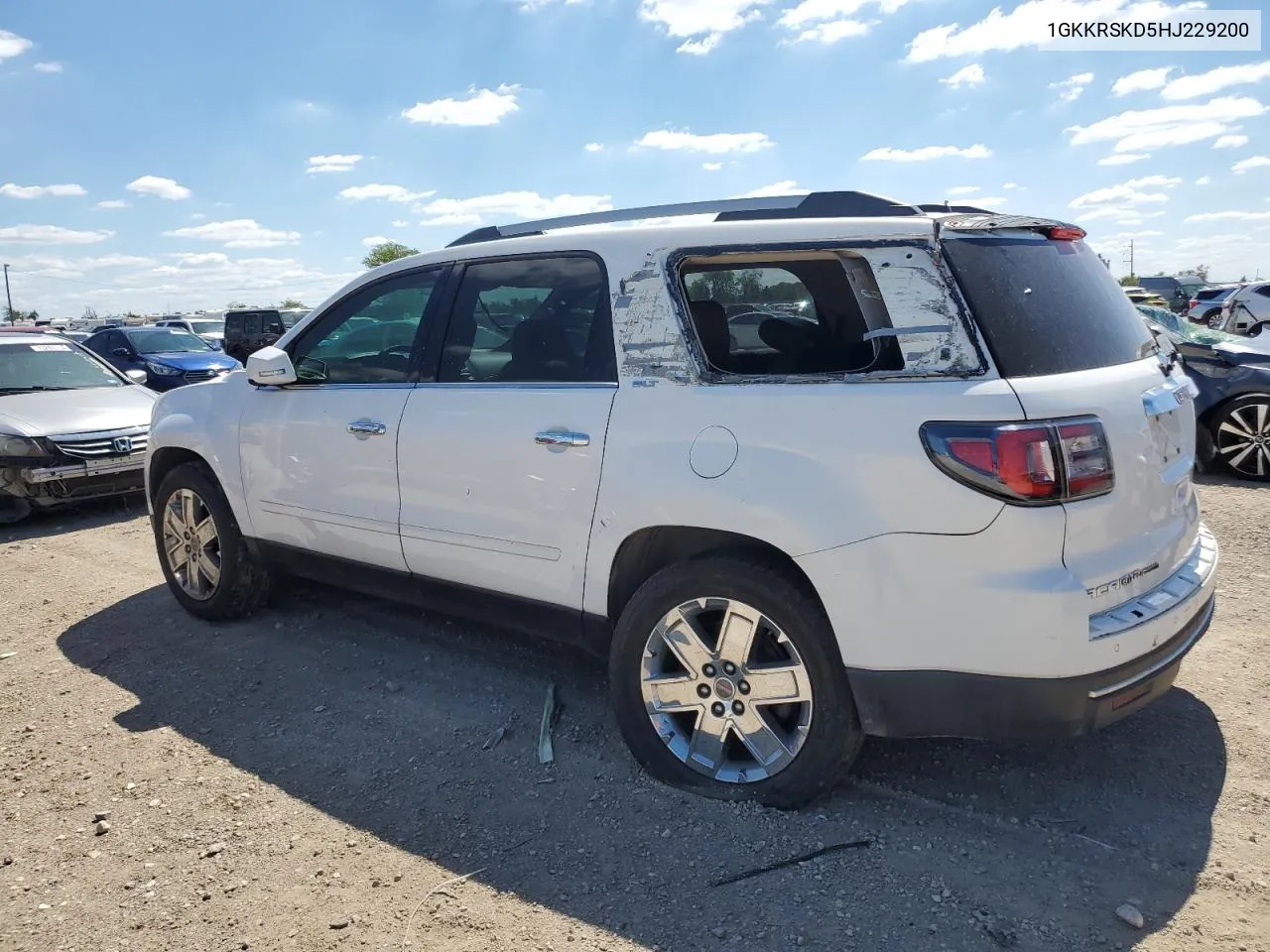 1GKKRSKD5HJ229200 2017 GMC Acadia Limited Slt-2