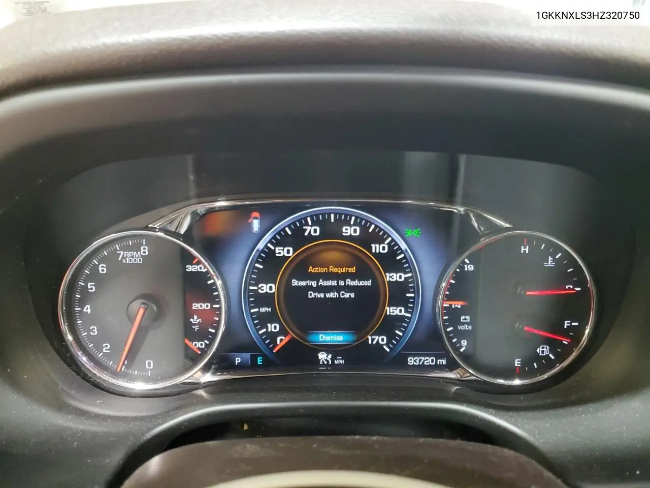 1GKKNXLS3HZ320750 2017 GMC Acadia Denali