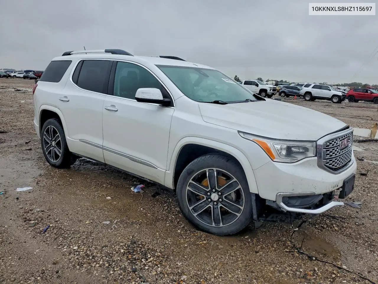 1GKKNXLS8HZ115697 2017 GMC Acadia Denali