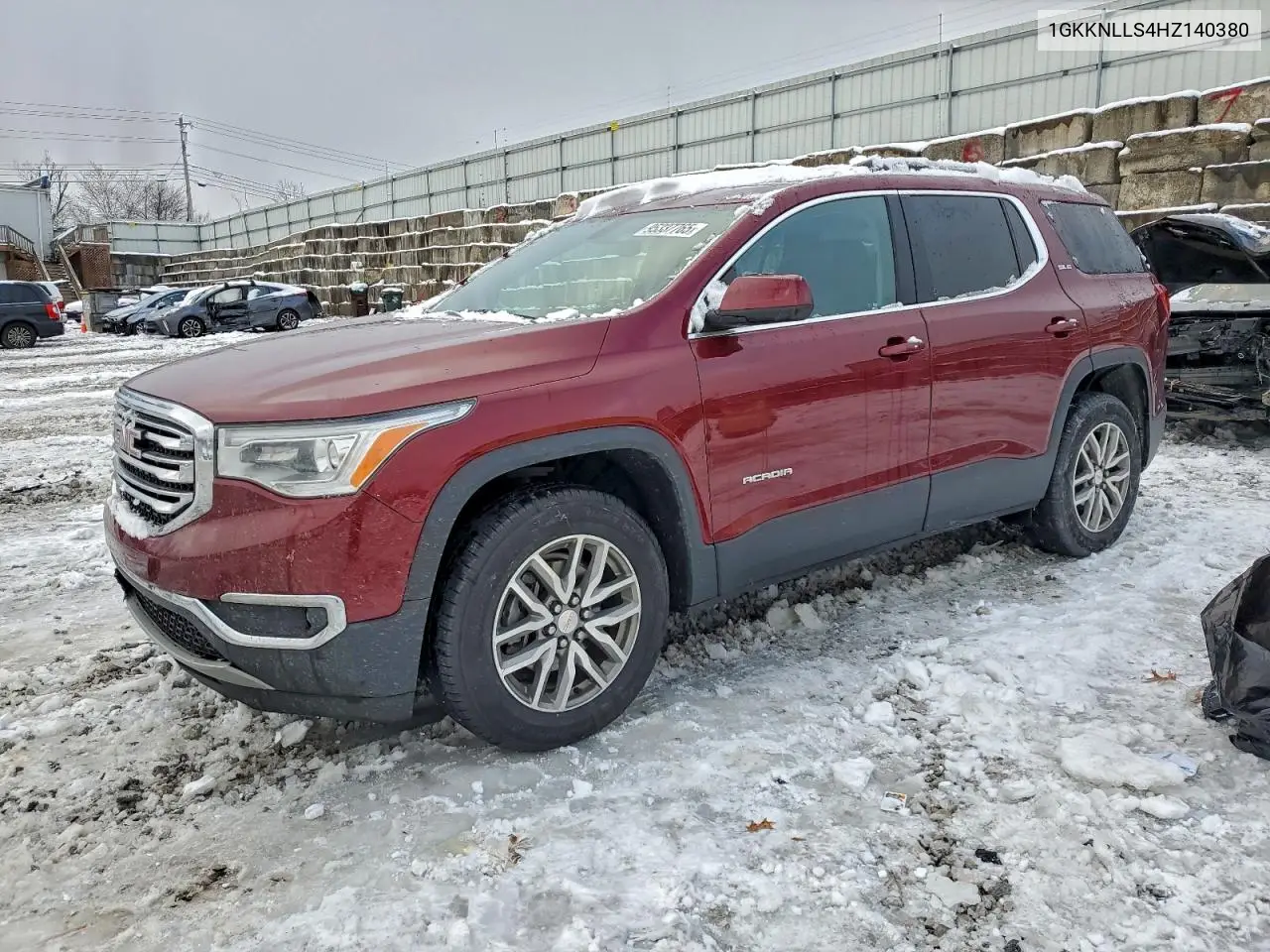 1GKKNLLS4HZ140380 2017 GMC Acadia Sle