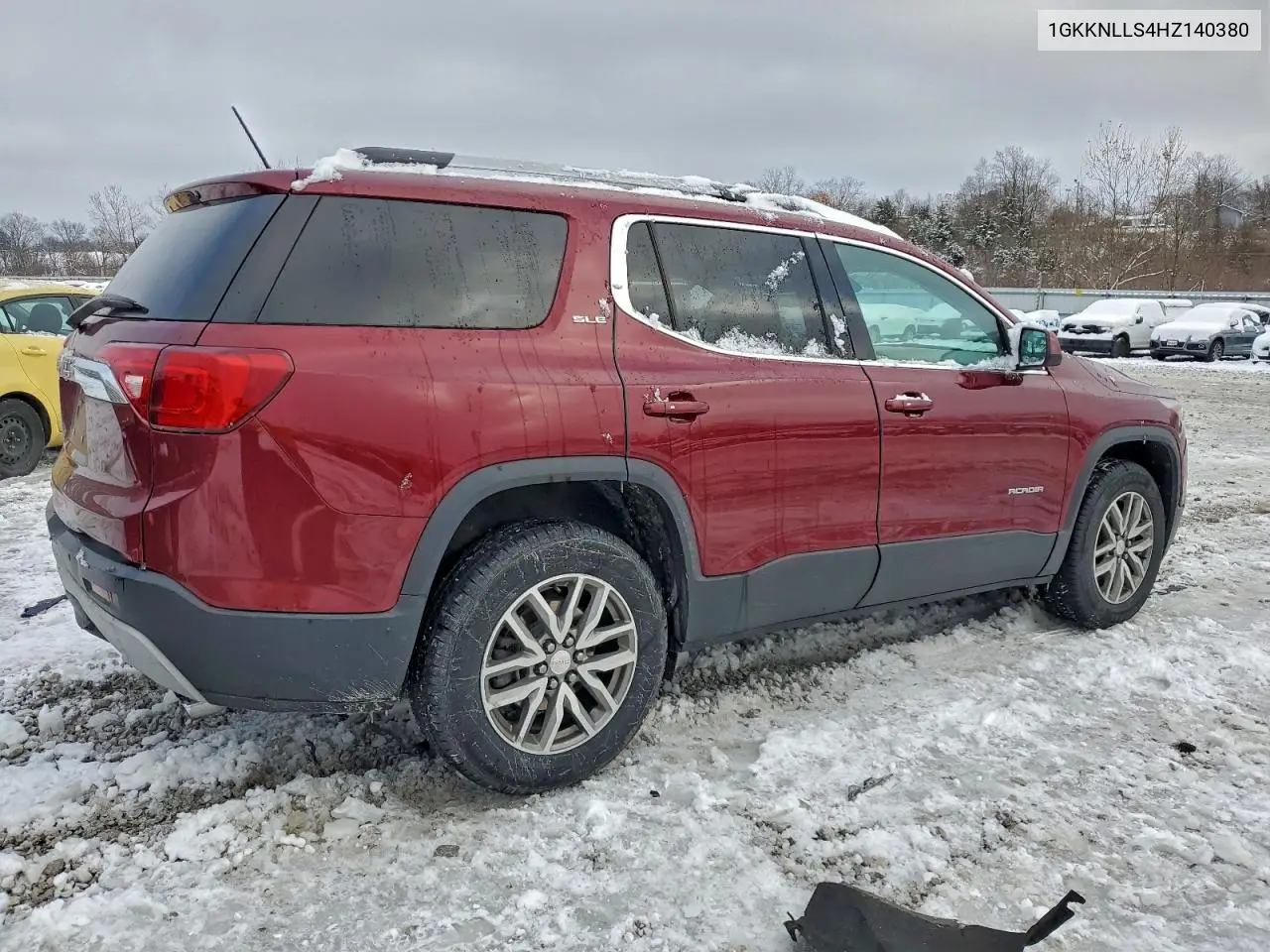 1GKKNLLS4HZ140380 2017 GMC Acadia Sle