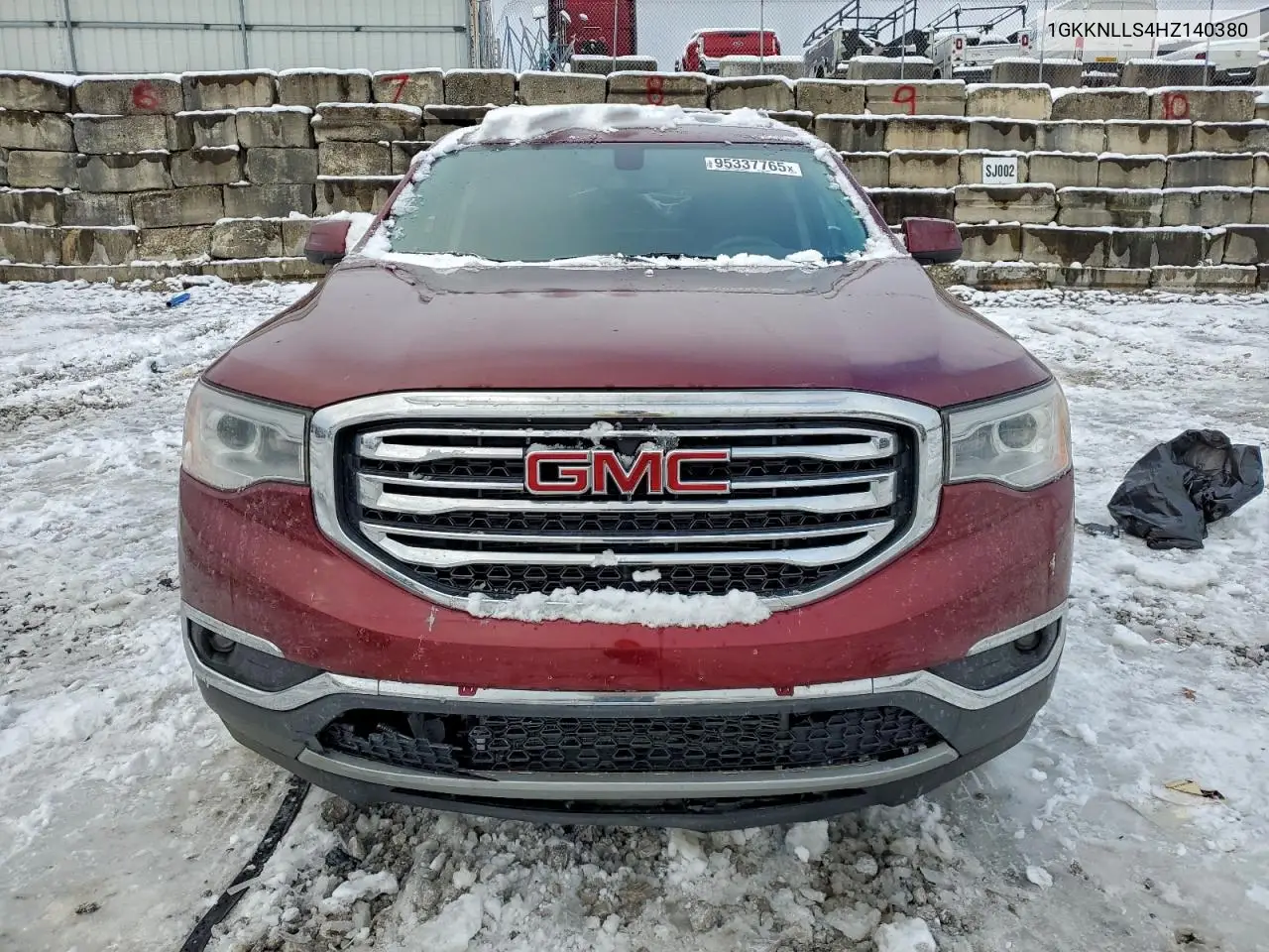 1GKKNLLS4HZ140380 2017 GMC Acadia Sle