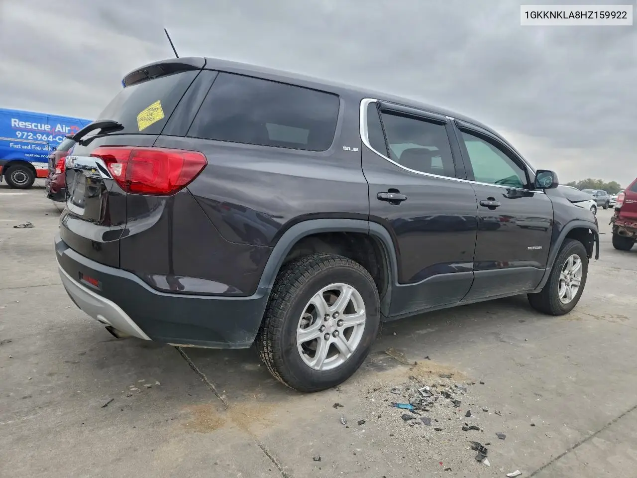 1GKKNKLA8HZ159922 2017 GMC Acadia Sle
