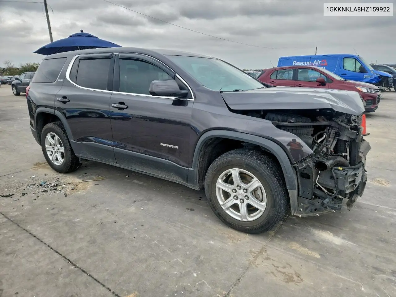 1GKKNKLA8HZ159922 2017 GMC Acadia Sle
