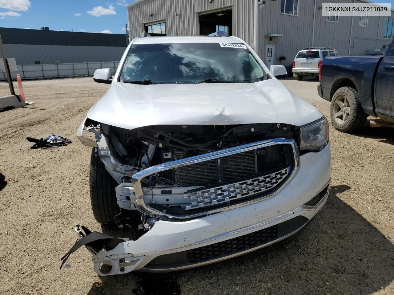 1GKKNXLS4JZ211039 2018 GMC Acadia Denali