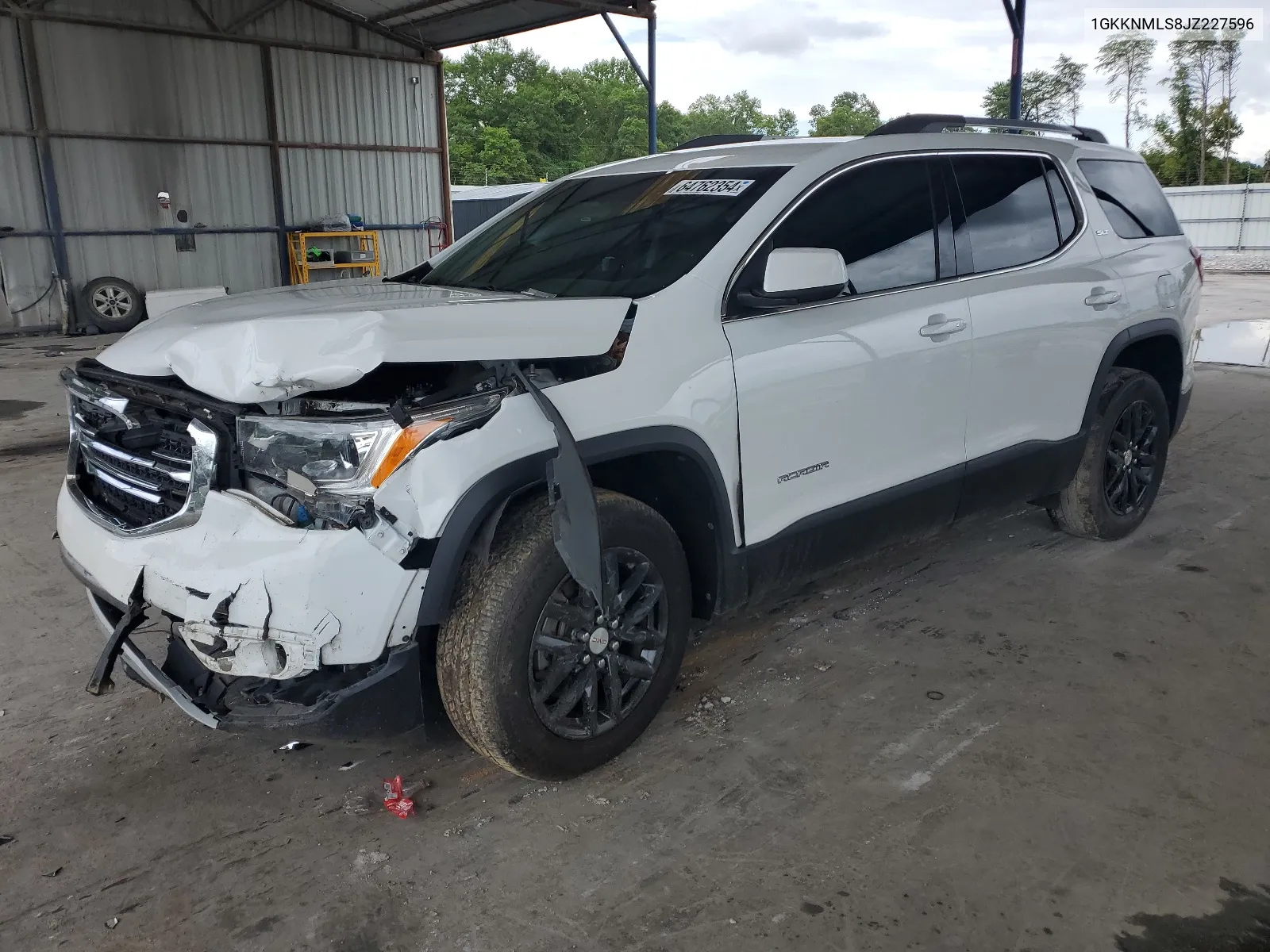 1GKKNMLS8JZ227596 2018 GMC Acadia Slt-1