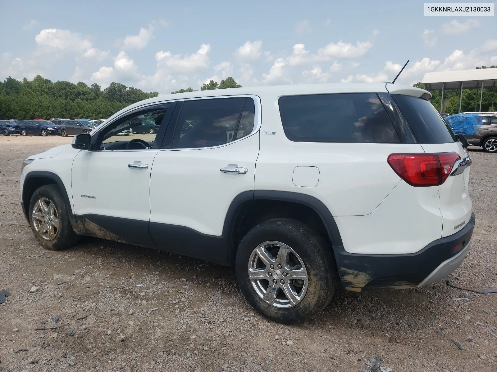 1GKKNRLAXJZ130033 2018 GMC Acadia Sle