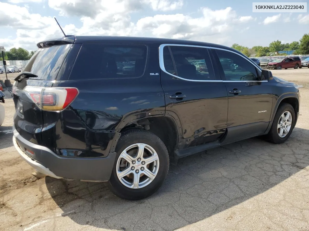 1GKKNKLA2JZ223040 2018 GMC Acadia Sle