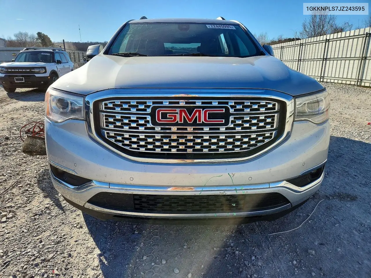 1GKKNPLS7JZ243595 2018 GMC Acadia Denali