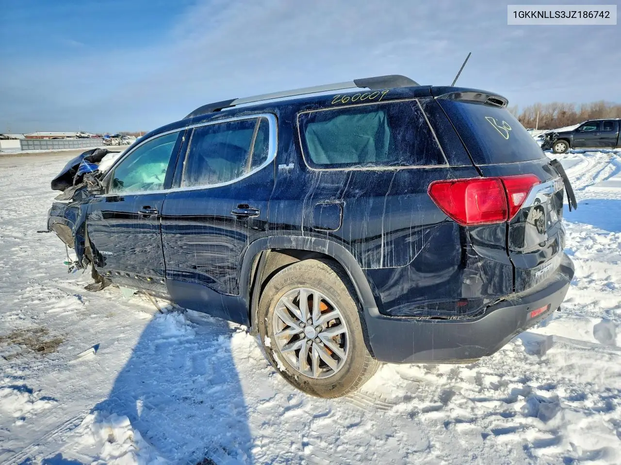 1GKKNLLS3JZ186742 2018 GMC Acadia Sle