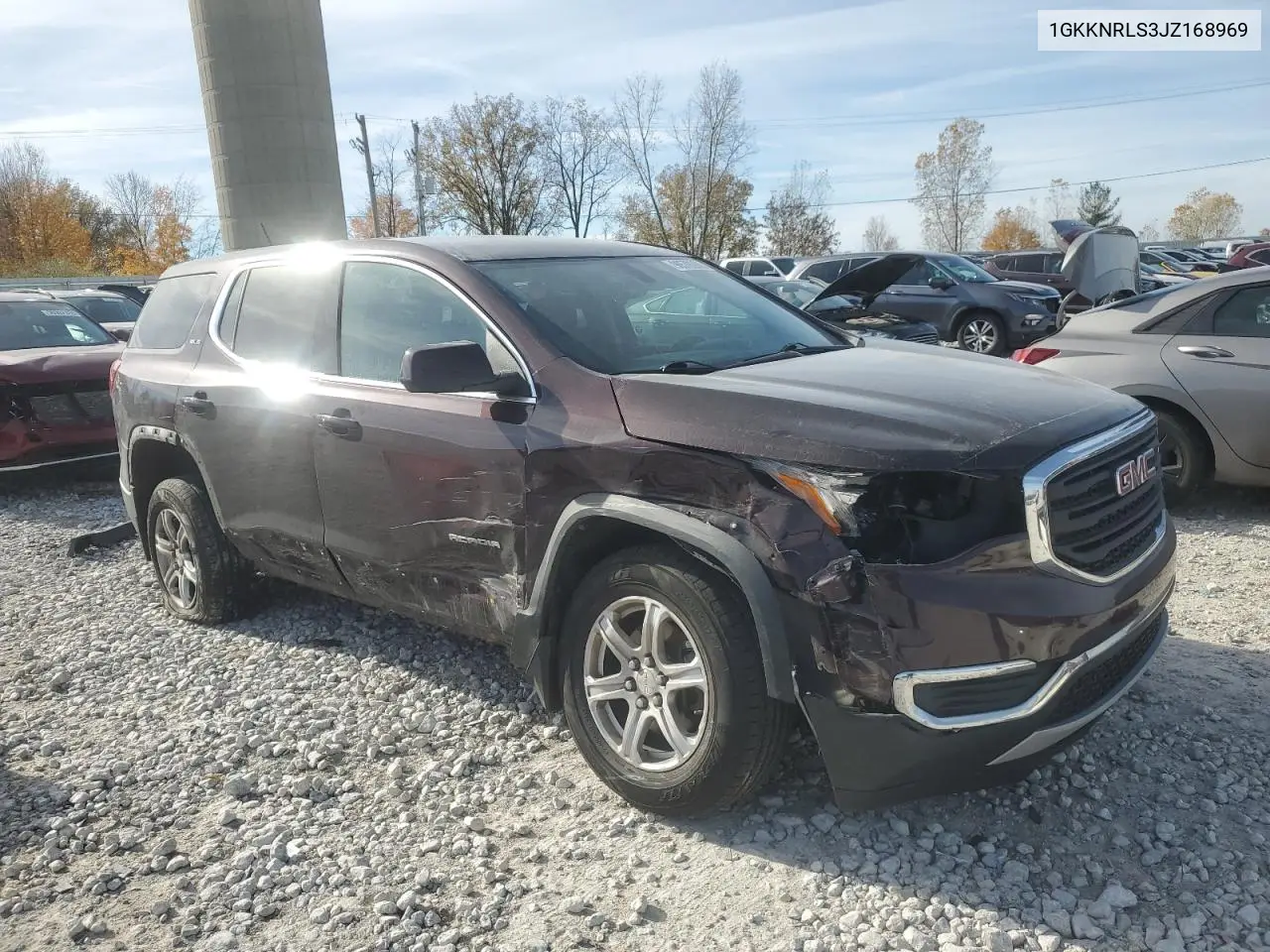 1GKKNRLS3JZ168969 2018 GMC Acadia Sle