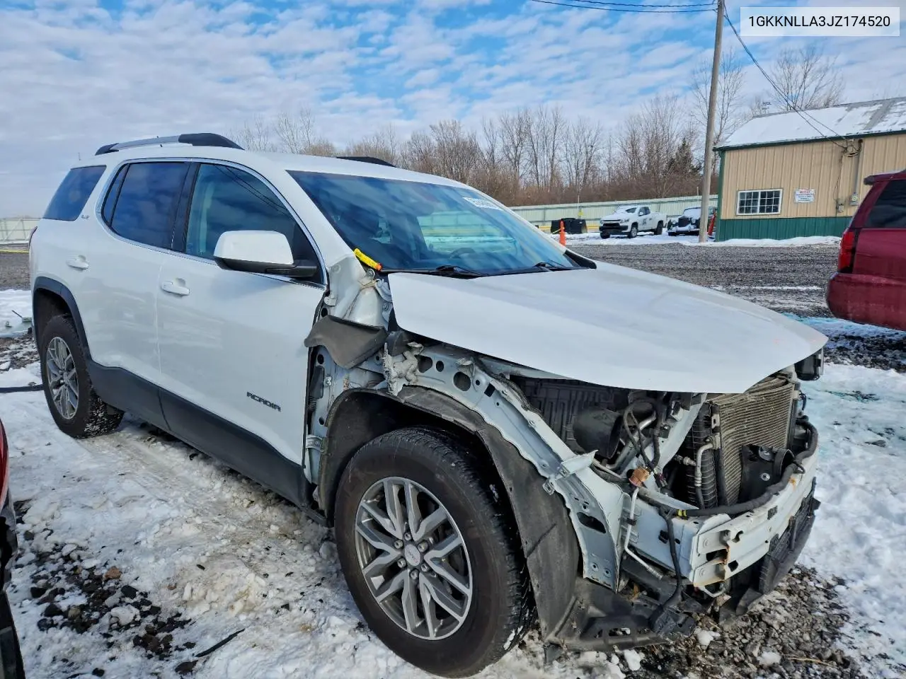 1GKKNLLA3JZ174520 2018 GMC Acadia Sle