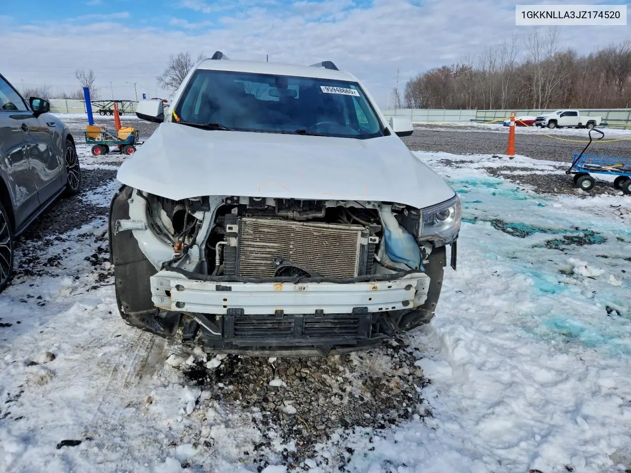 1GKKNLLA3JZ174520 2018 GMC Acadia Sle