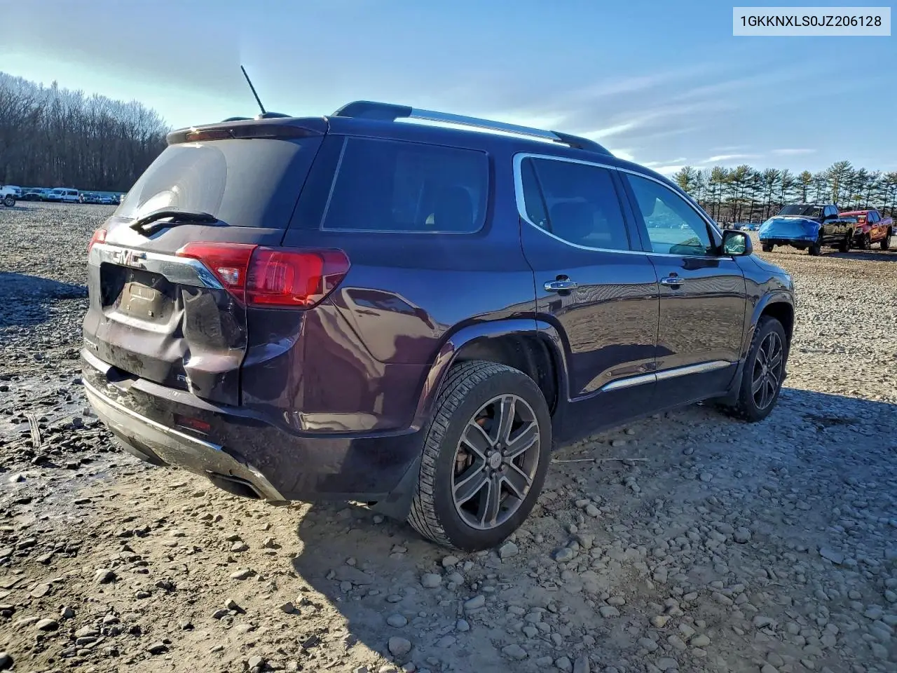 1GKKNXLS0JZ206128 2018 GMC Acadia Denali