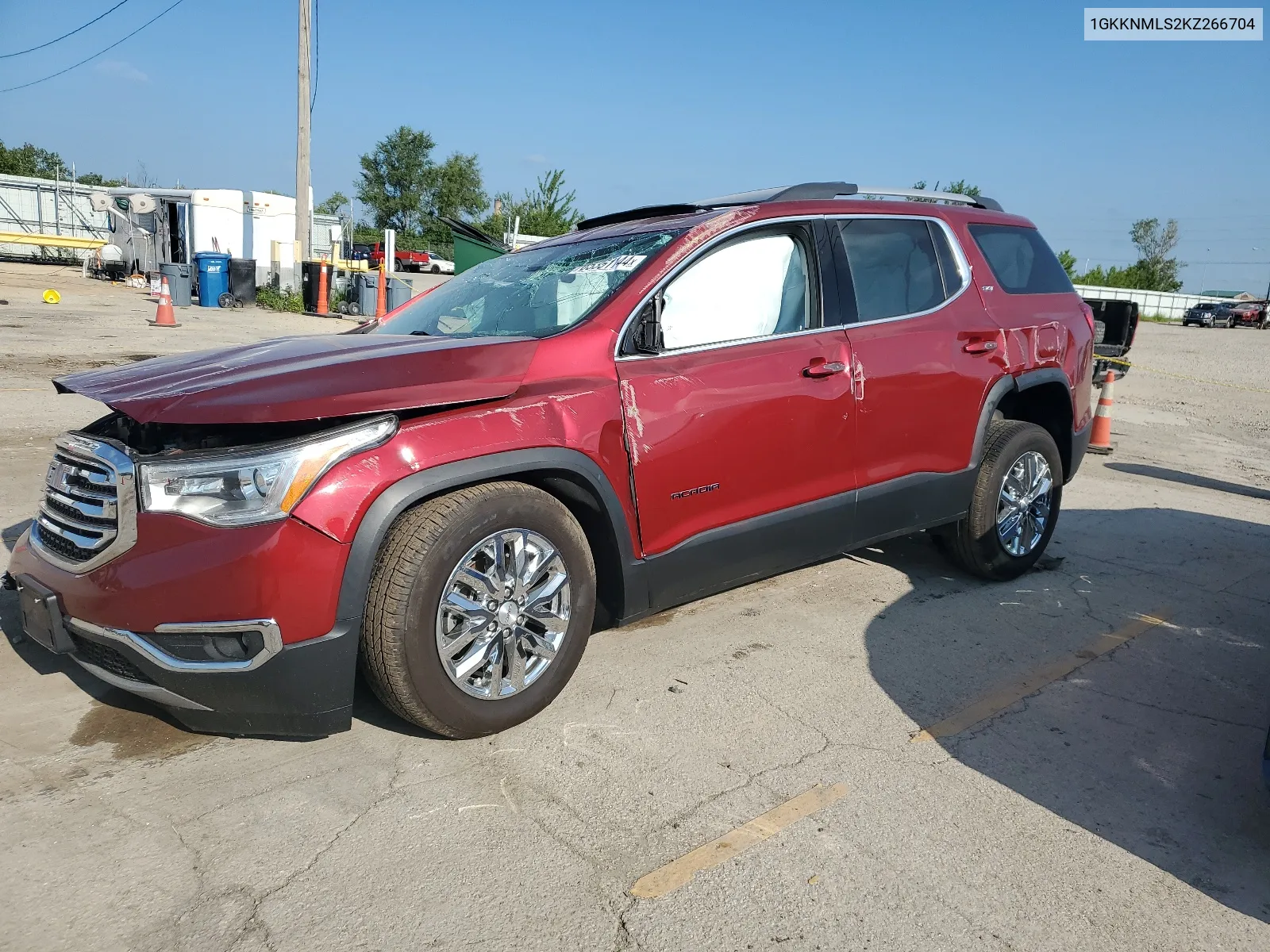 1GKKNMLS2KZ266704 2019 GMC Acadia Slt-1