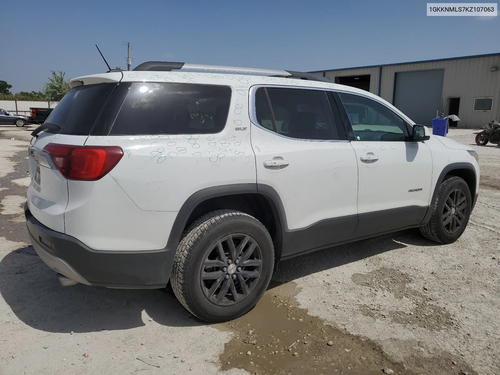 1GKKNMLS7KZ107063 2019 GMC Acadia Slt-1