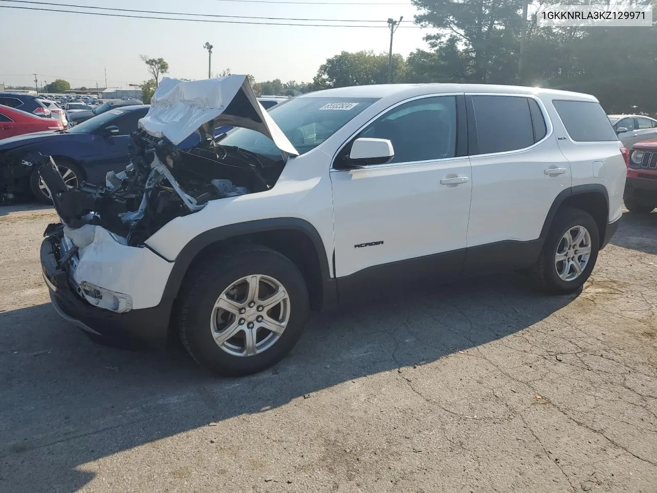 1GKKNRLA3KZ129971 2019 GMC Acadia Sle