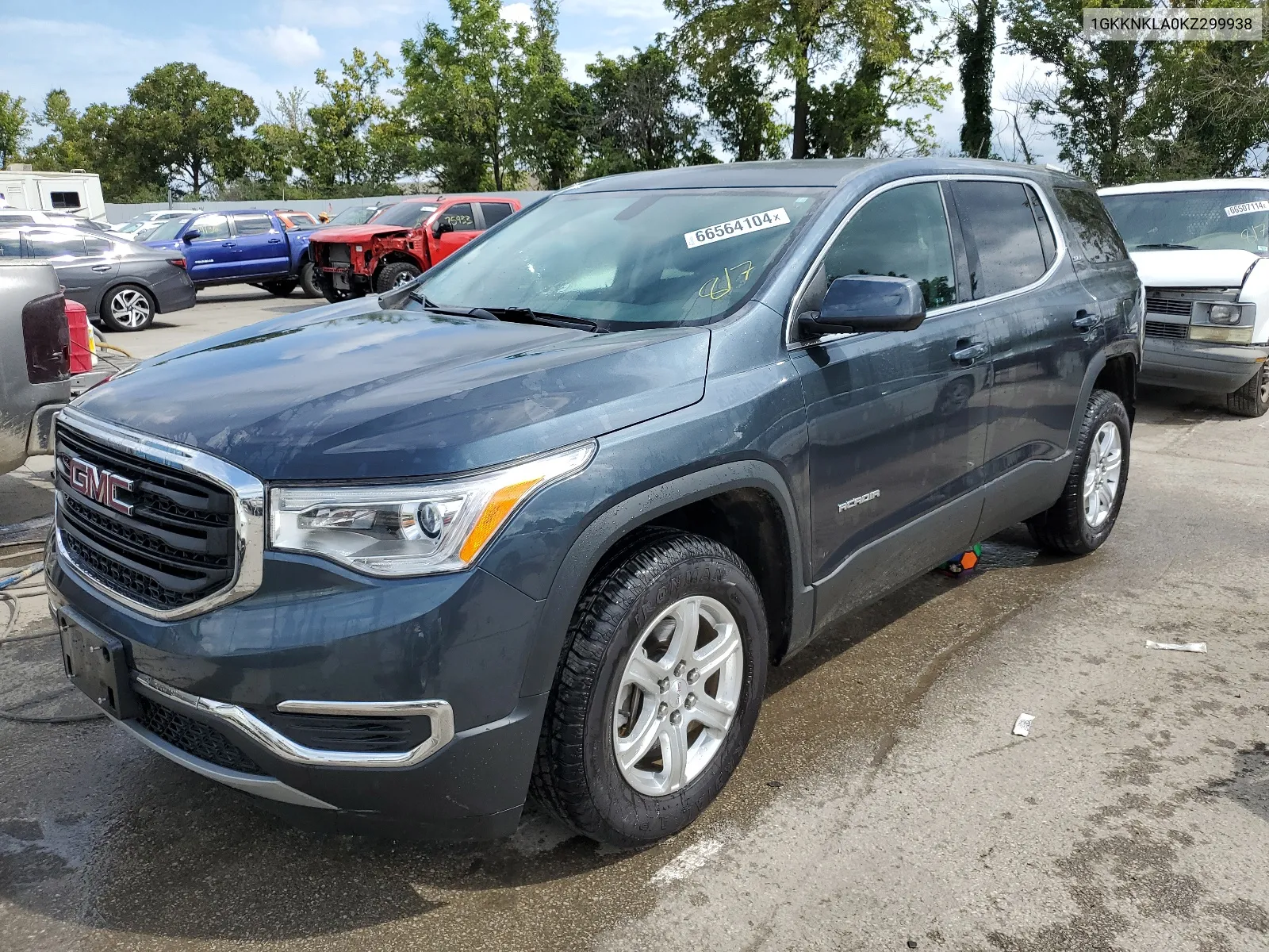 1GKKNKLA0KZ299938 2019 GMC Acadia Sle