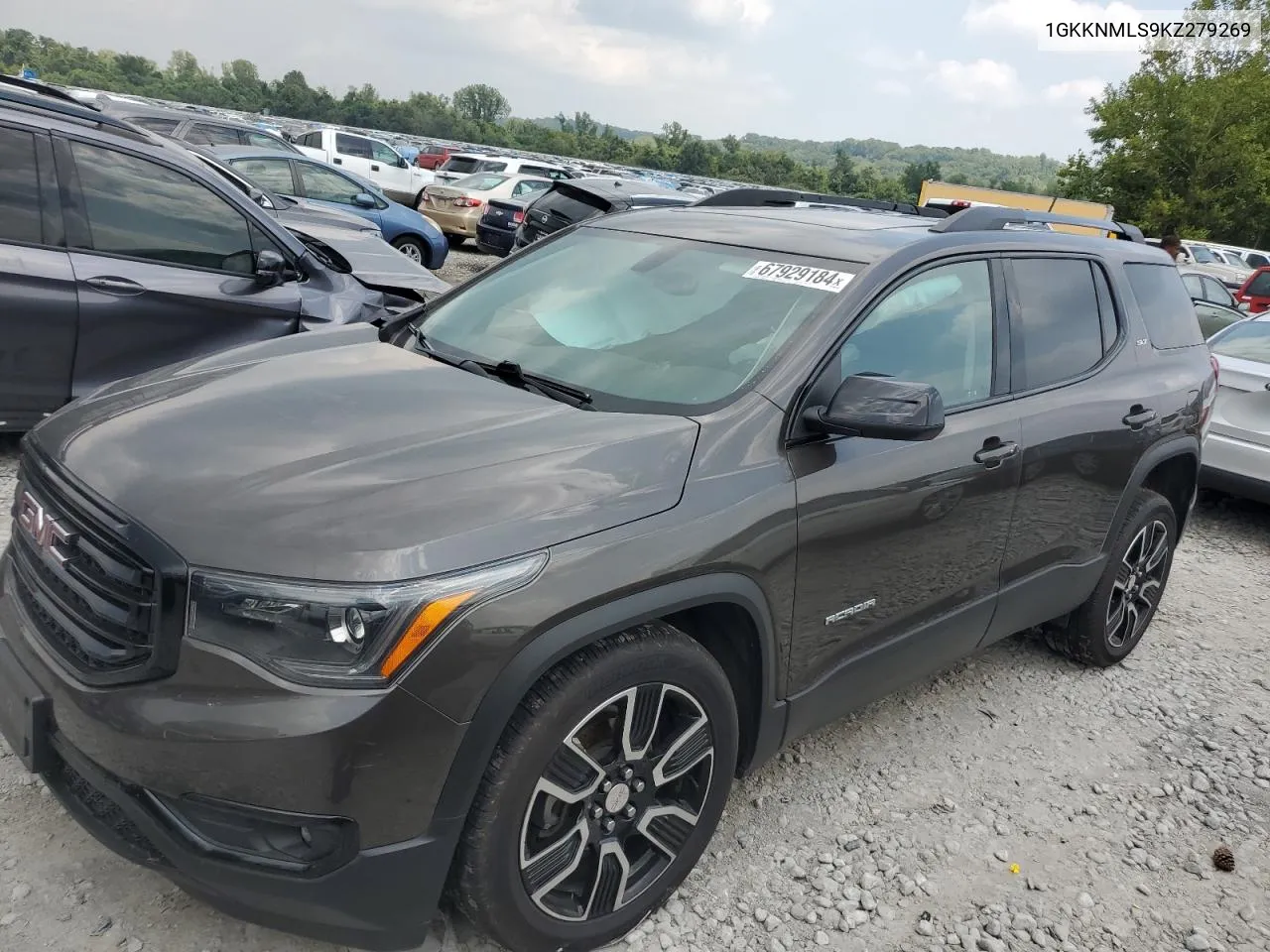 1GKKNMLS9KZ279269 2019 GMC Acadia Slt-1