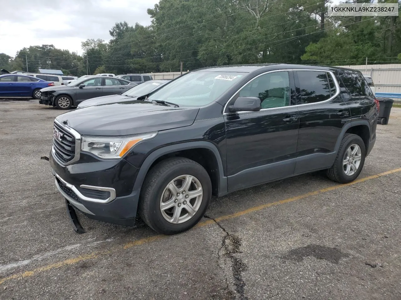 1GKKNKLA9KZ238247 2019 GMC Acadia Sle