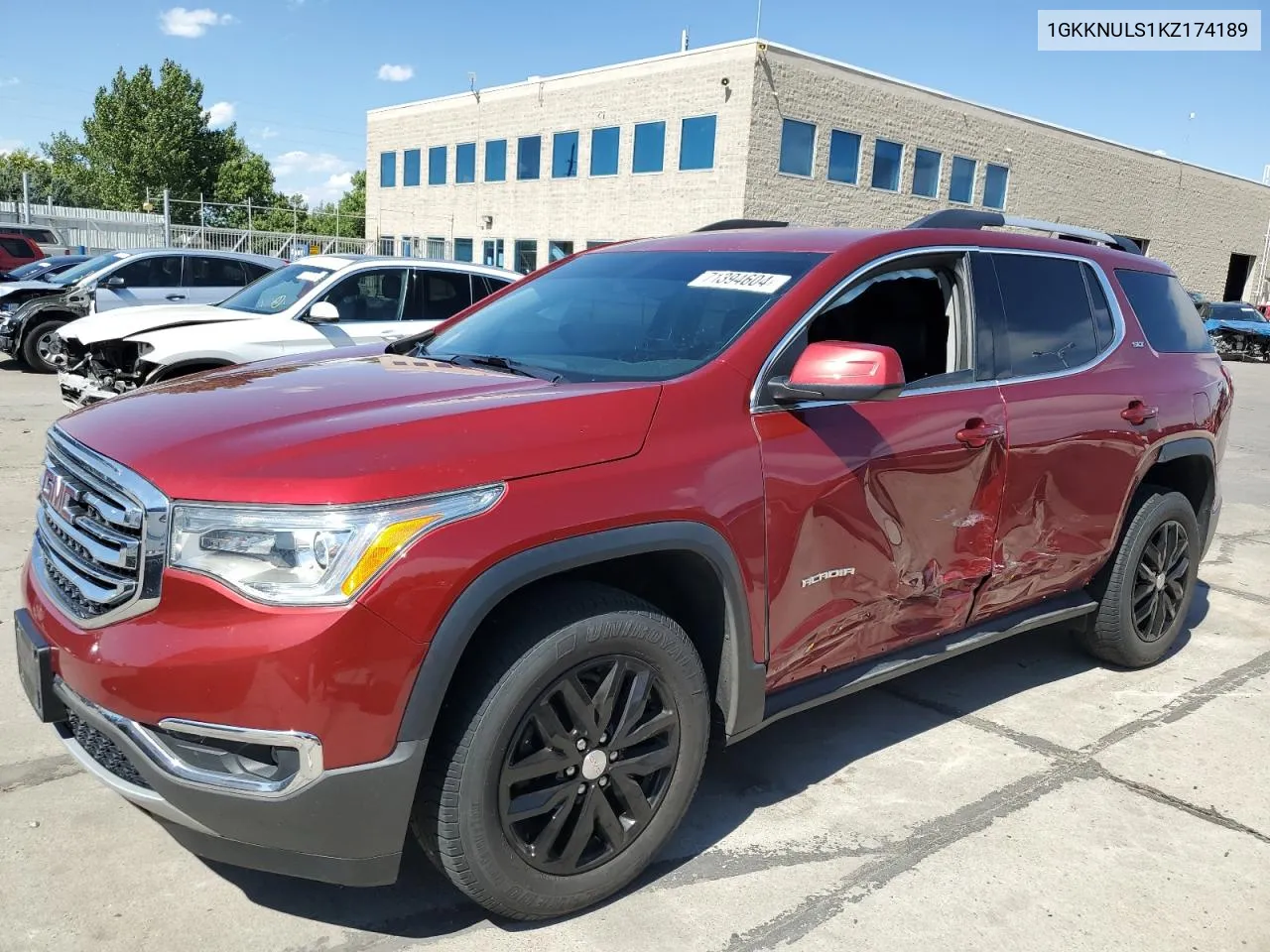 1GKKNULS1KZ174189 2019 GMC Acadia Slt-1