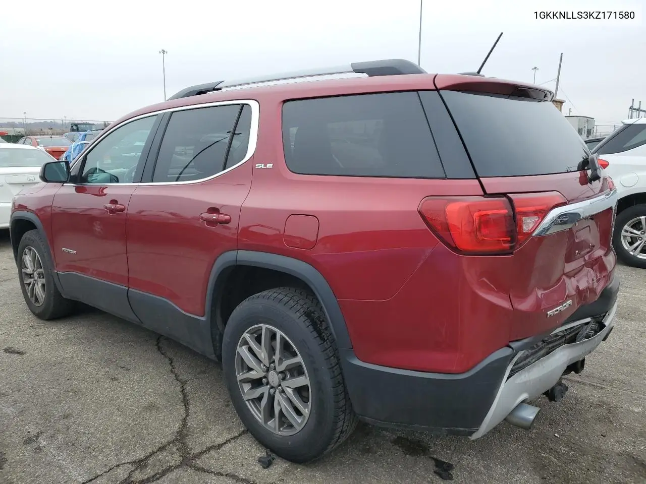 1GKKNLLS3KZ171580 2019 GMC Acadia Sle