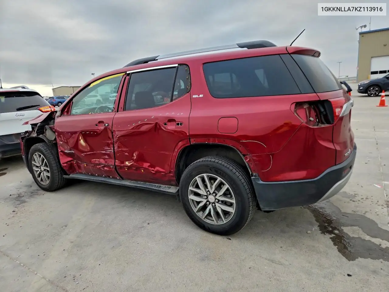 1GKKNLLA7KZ113916 2019 GMC Acadia Sle