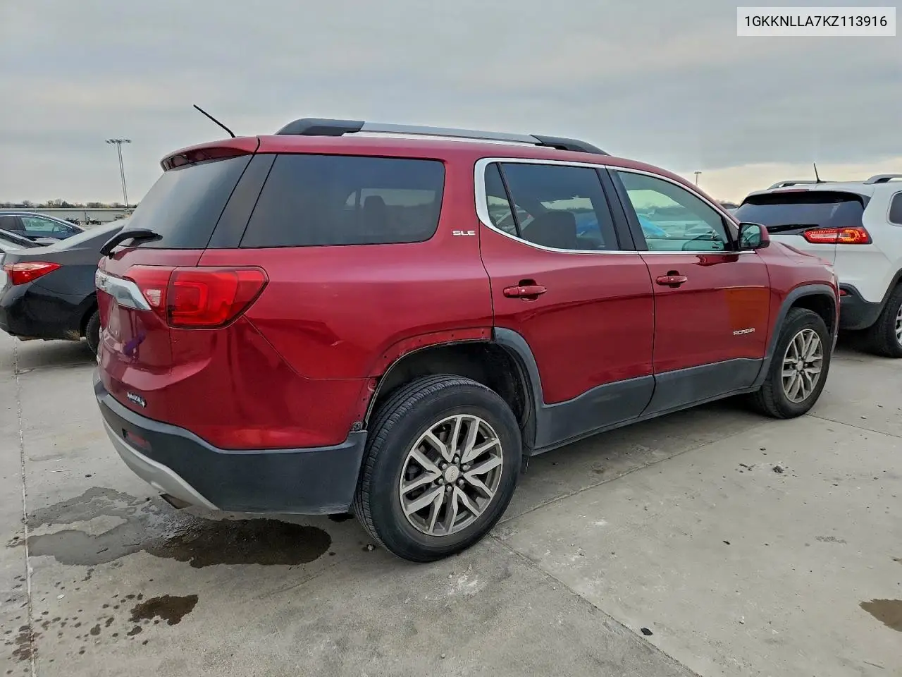 1GKKNLLA7KZ113916 2019 GMC Acadia Sle