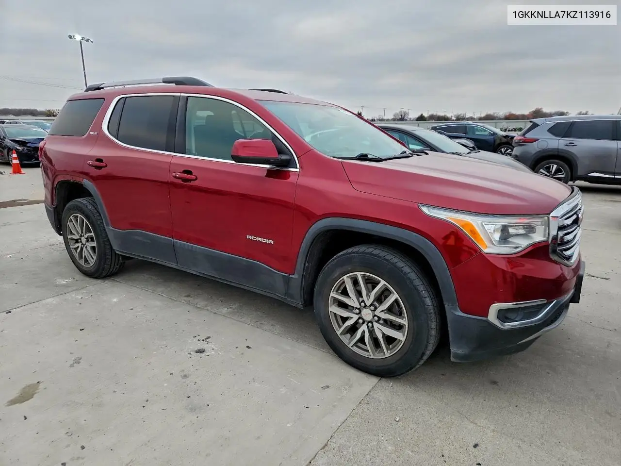 1GKKNLLA7KZ113916 2019 GMC Acadia Sle