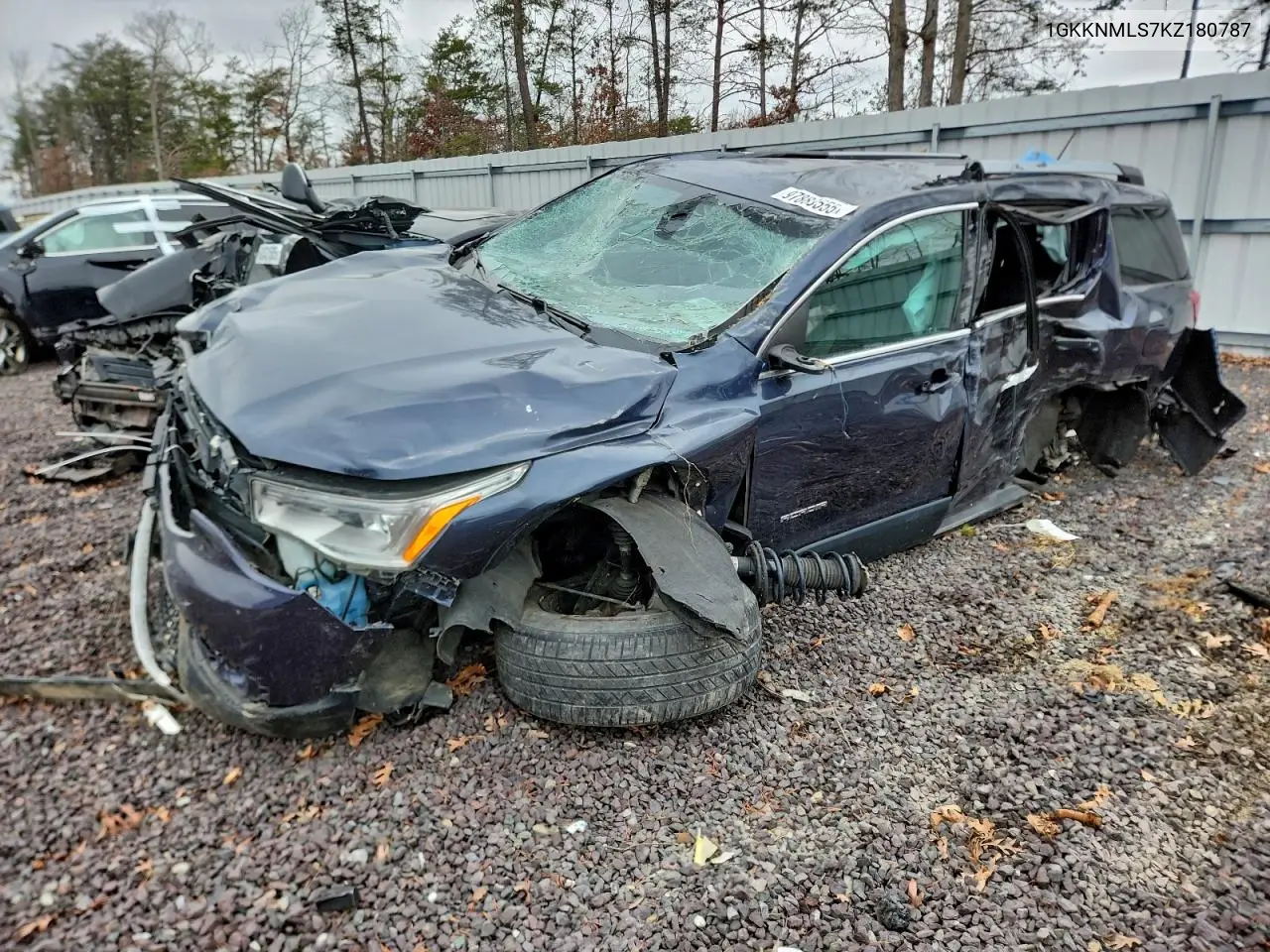 1GKKNMLS7KZ180787 2019 GMC Acadia Slt-1