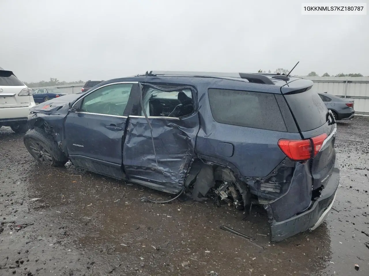 1GKKNMLS7KZ180787 2019 GMC Acadia Slt-1