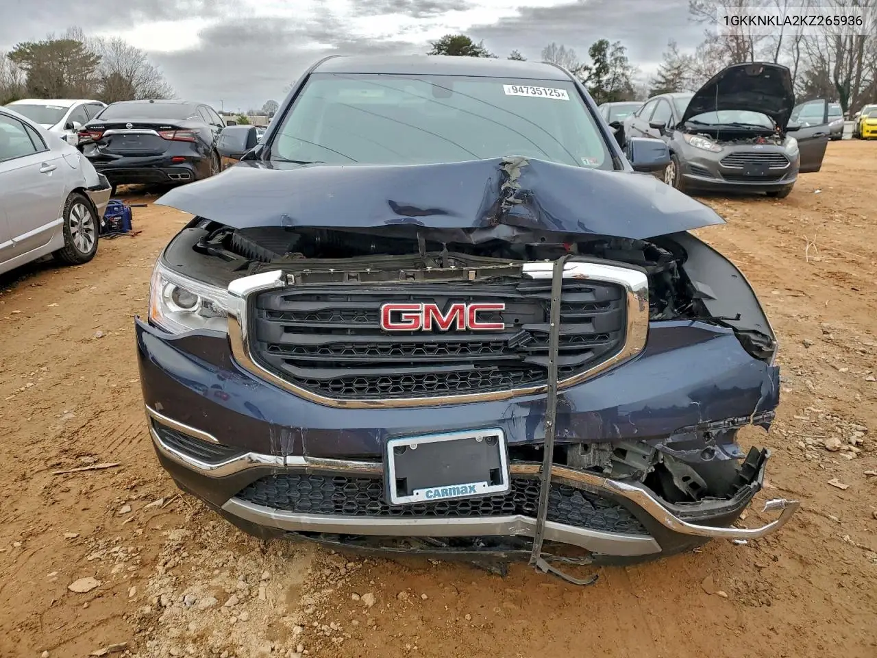 1GKKNKLA2KZ265936 2019 GMC Acadia Sle