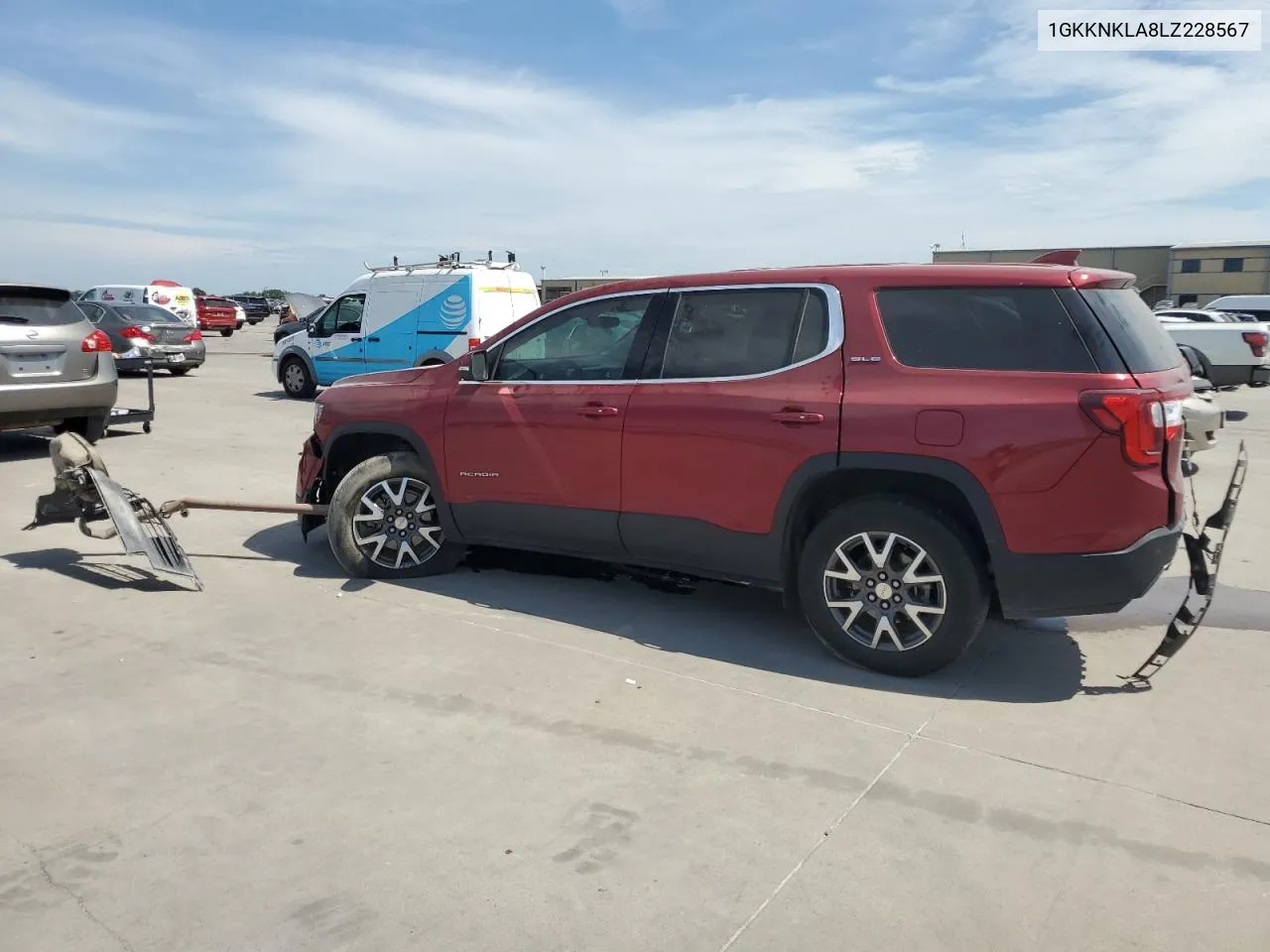 1GKKNKLA8LZ228567 2020 GMC Acadia Sle