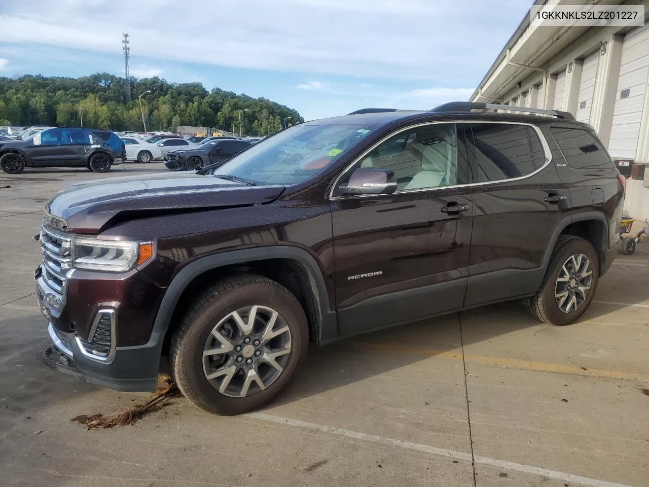 1GKKNKLS2LZ201227 2020 GMC Acadia Sle