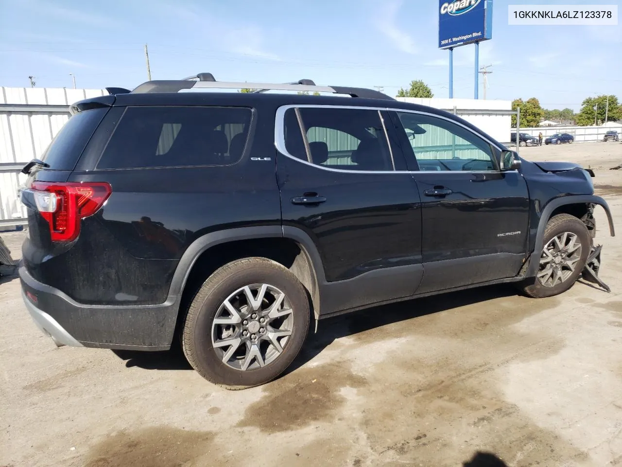 1GKKNKLA6LZ123378 2020 GMC Acadia Sle