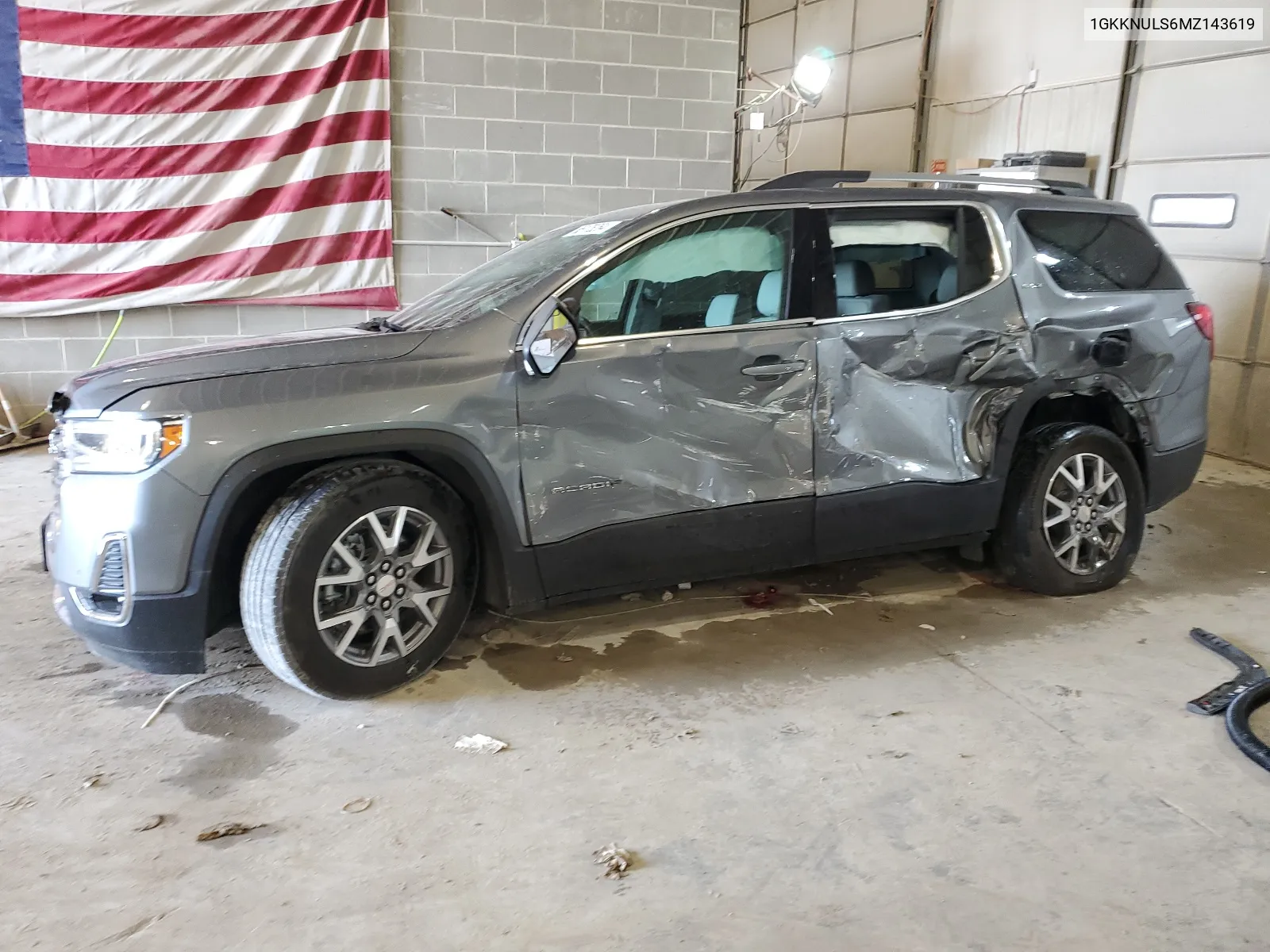 1GKKNULS6MZ143619 2021 GMC Acadia Slt