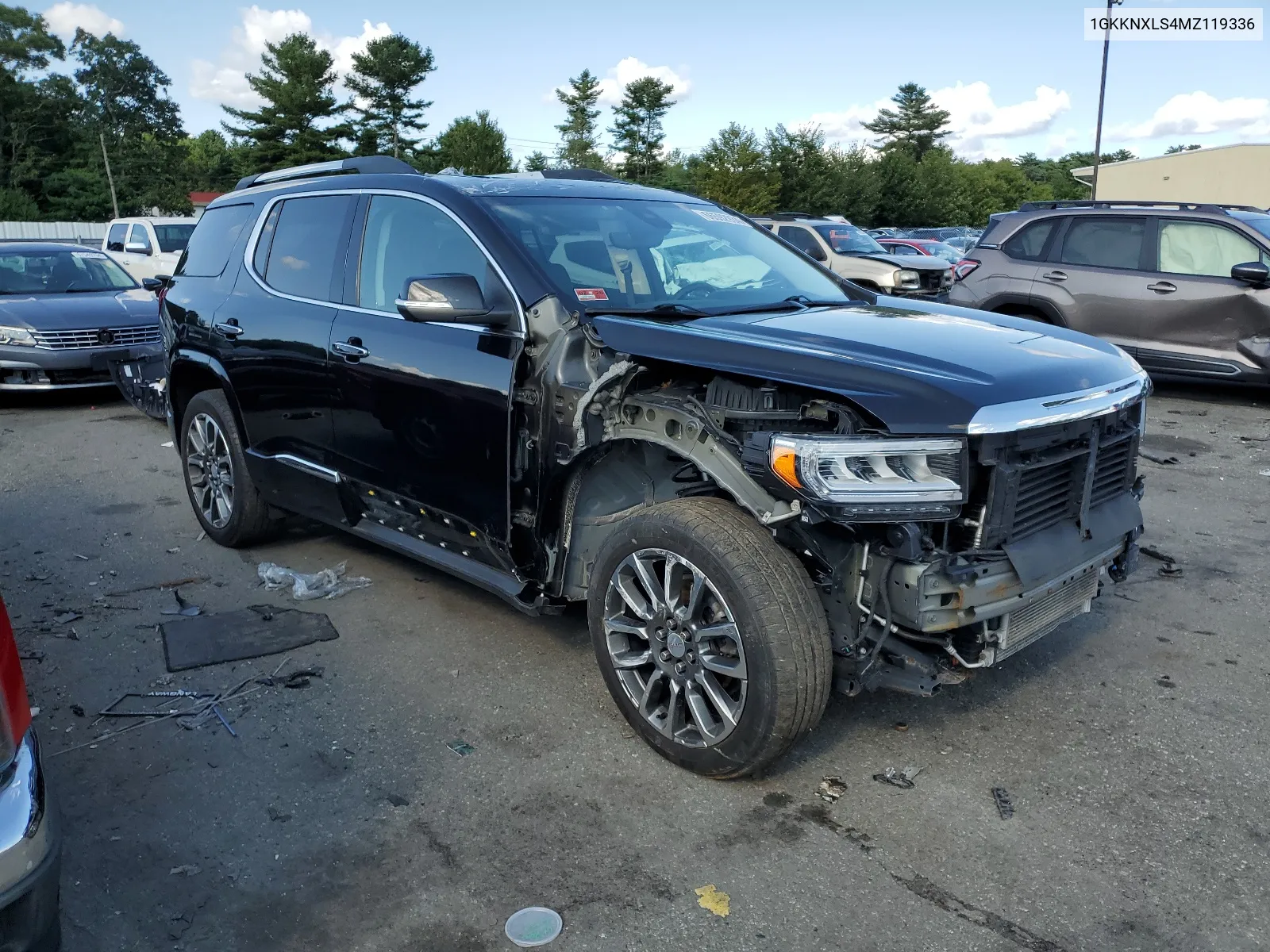 1GKKNXLS4MZ119336 2021 GMC Acadia Denali