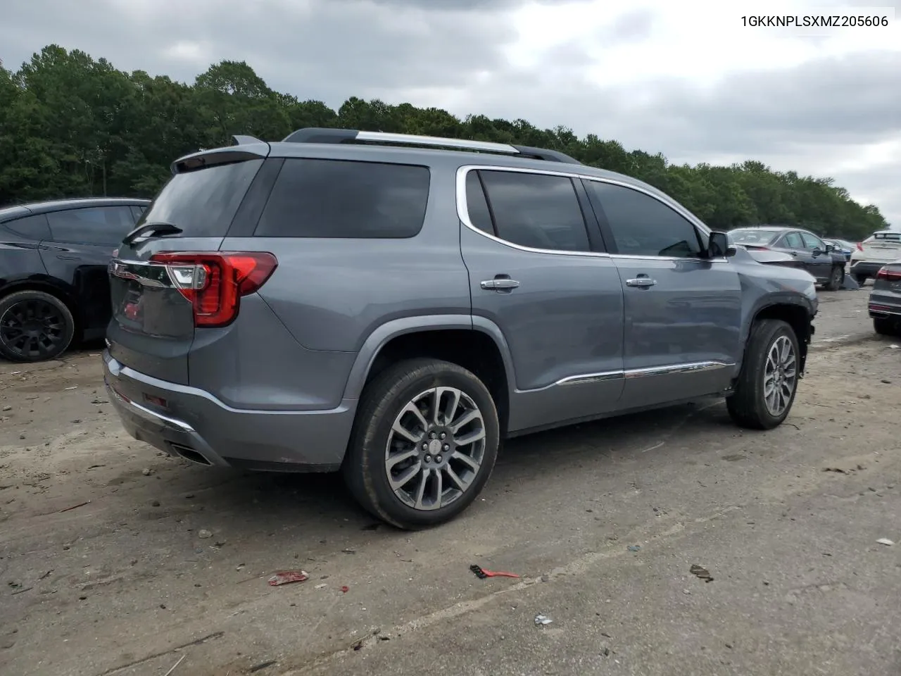 1GKKNPLSXMZ205606 2021 GMC Acadia Denali