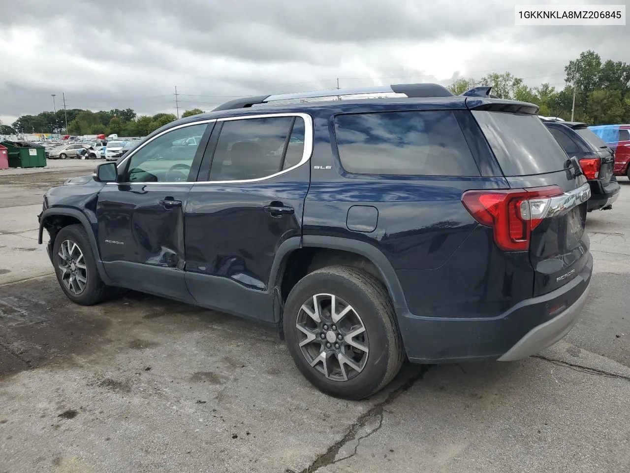 1GKKNKLA8MZ206845 2021 GMC Acadia Sle