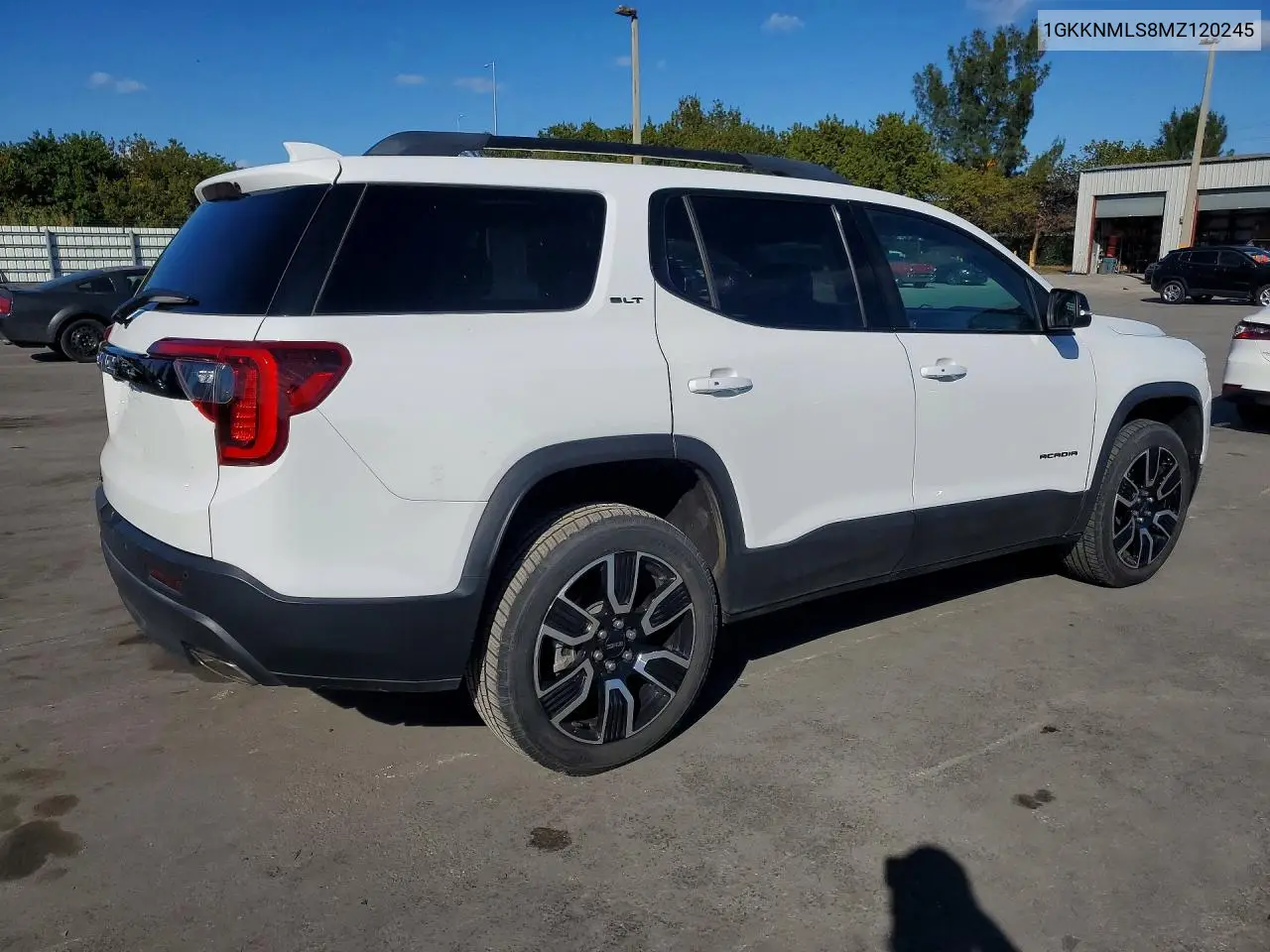 1GKKNMLS8MZ120245 2021 GMC Acadia Slt