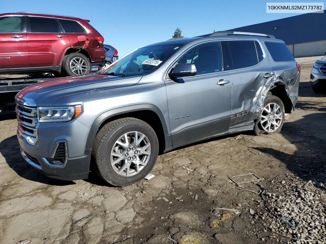 1GKKNMLS2MZ173782 2021 GMC Acadia Slt